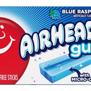 Airheads Gum Blue Raspberry 34g