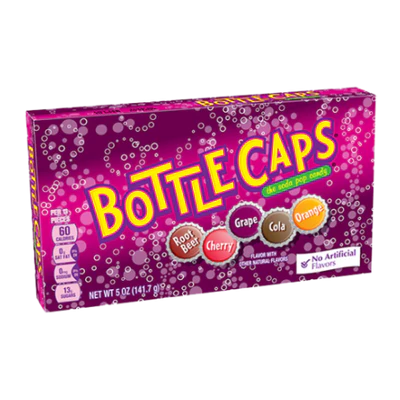 Bottle Caps Soda Pop Candy Theatre Box 142g