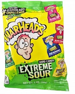 Warheads Extreme Sour Hard Candy 28g